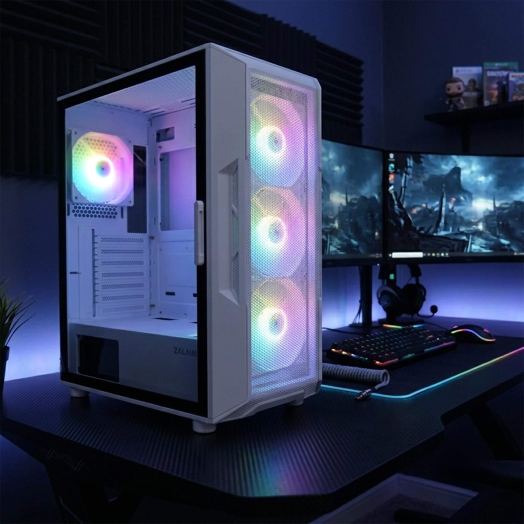 Amazon.com: Zalman i3 Neo ATX Mid-Tower RGB Gaming PC Desktop