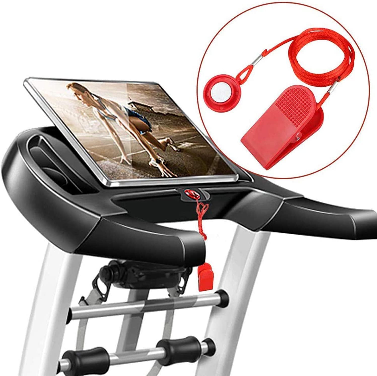 Clé De Sécurité Magnétique Universelle Pour Tapis De Course – Aimant Puissant 28 Mm – Compatible Avec La Plupart Des Modèles