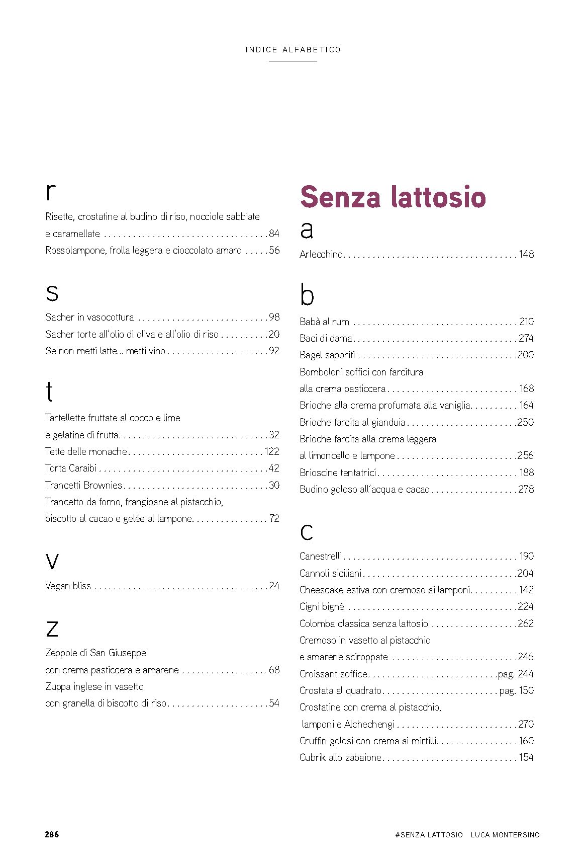 Senza lattosio