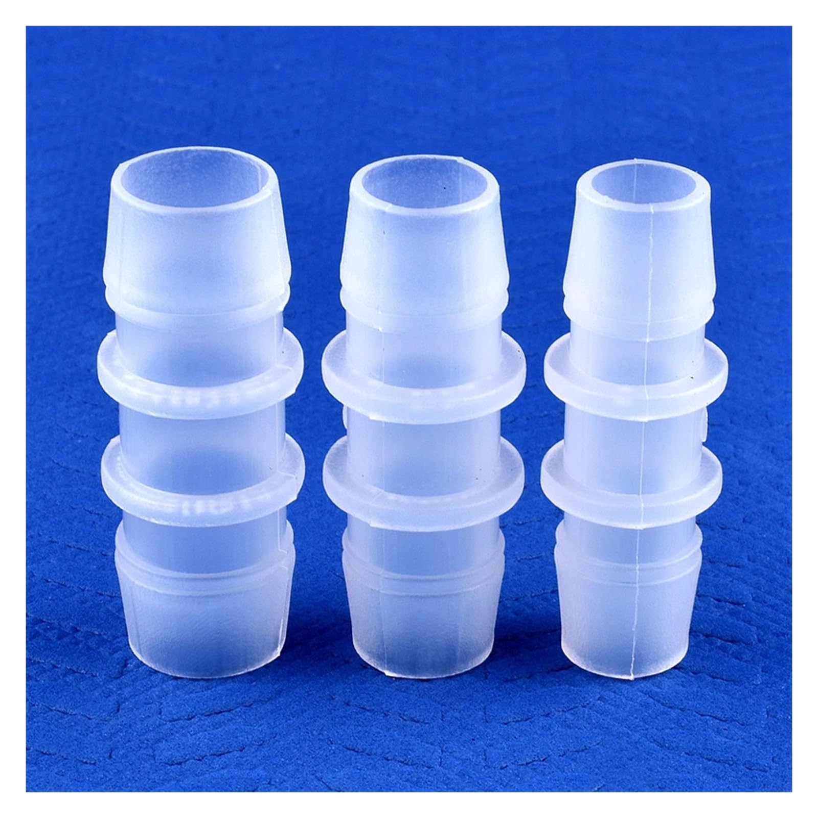 Connecteurs directs en plastique PP de 1,6 à 15,8 mm pour aquarium, pompe à air, aérateur, tuyau, pagode, raccords de tuyaux d'eau, 5 à 200 pièces (9,5 x 9,5 mm, 200 pièces)