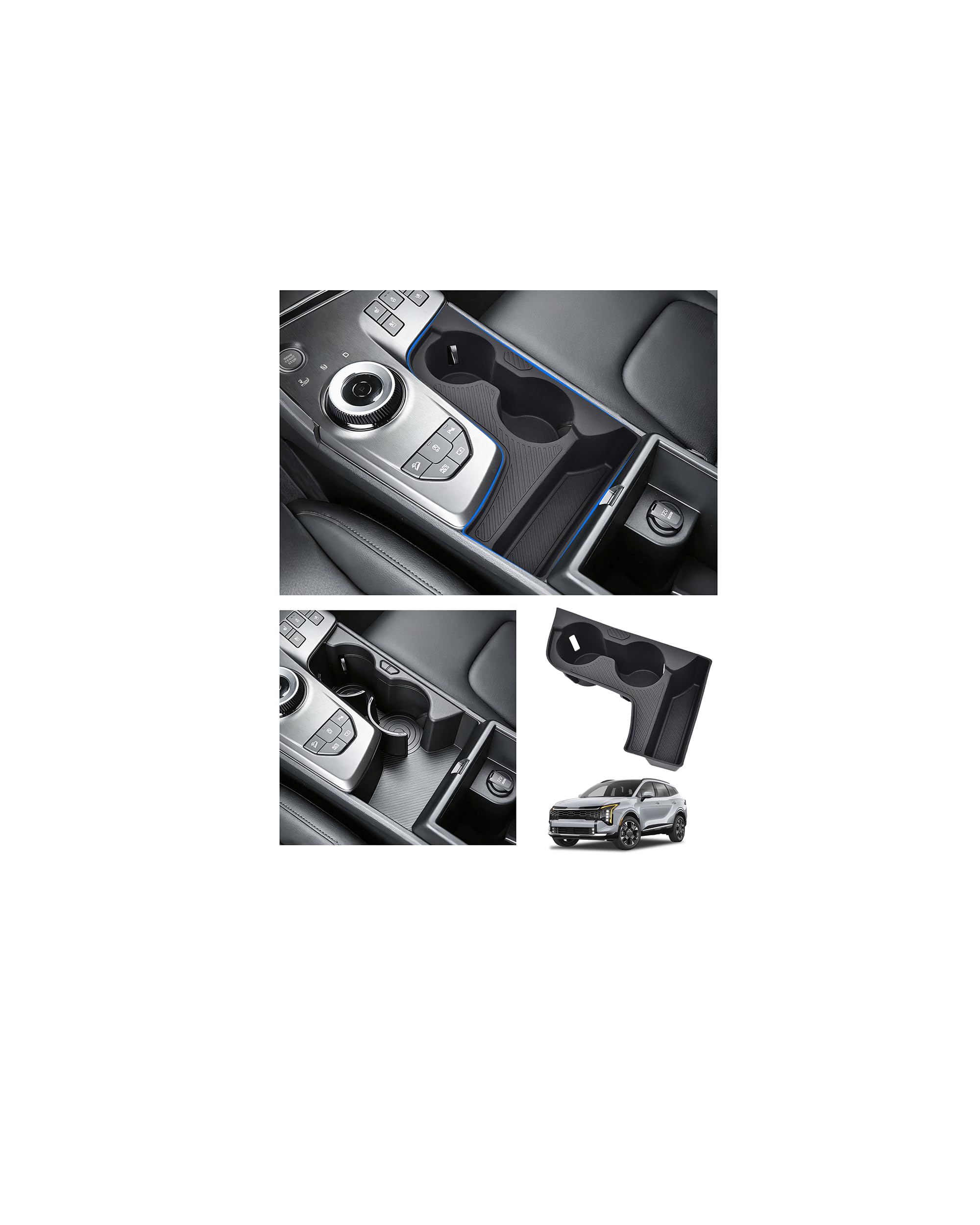 Cup Holder Inserts for Kia Sportage 2026 Accessories