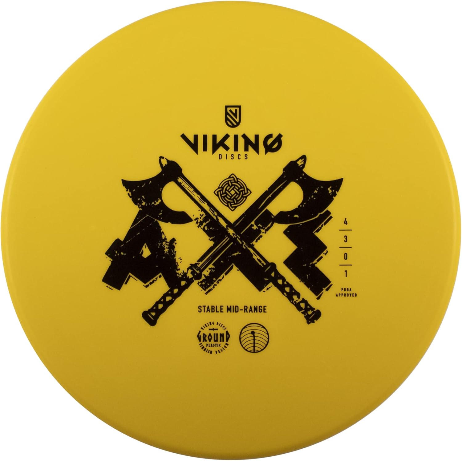 Viking Discs Axe Ground Plastic | Versatile Midrange [Stamp Color & Color Shade May Vary]