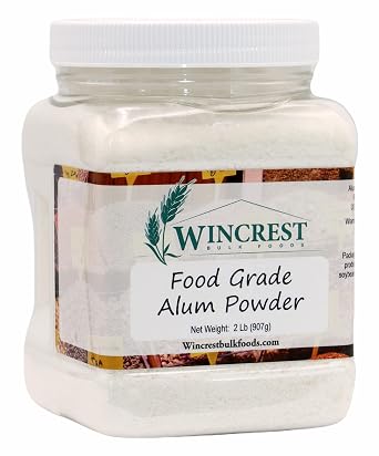 Alum Powder - Food Grade - 2 Lb Container
