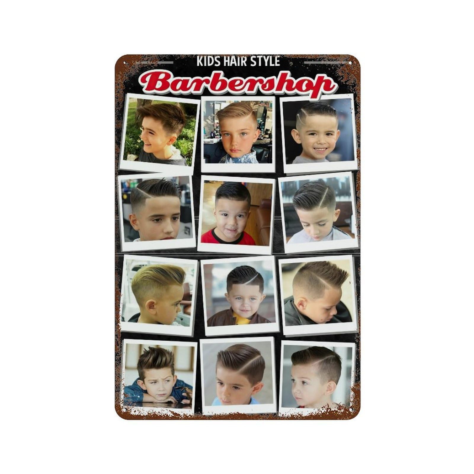 xiaoxiaoshen Barber Shop Fashion Hairstyle (23) Wall Decor Art Metal Tin Poster Modern Home Decor Art Home Bar Shop Decorations Vintage Sign 30x20cm