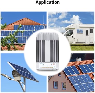 EPEVER 40A MPPT Solar Charge Controller 12V/24V Auto Working Max.PV 150V Solar Panel Charge Regulator Tracer BN Series Negative Ground Solar Controller