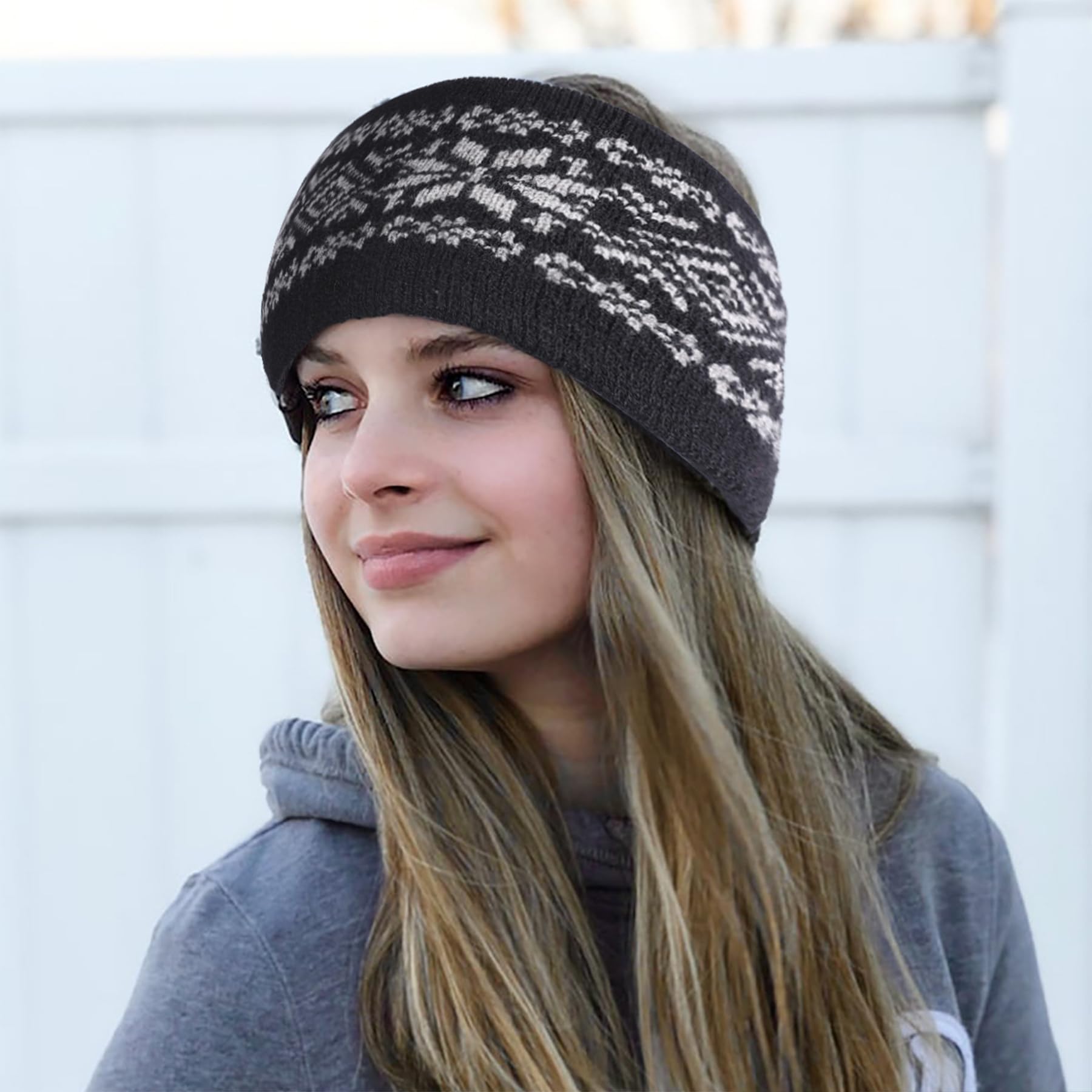 Ear Warmer Headband, Wide Headband, Thick Headband, Knitted Headband Women, Knitted Headband - Image 3