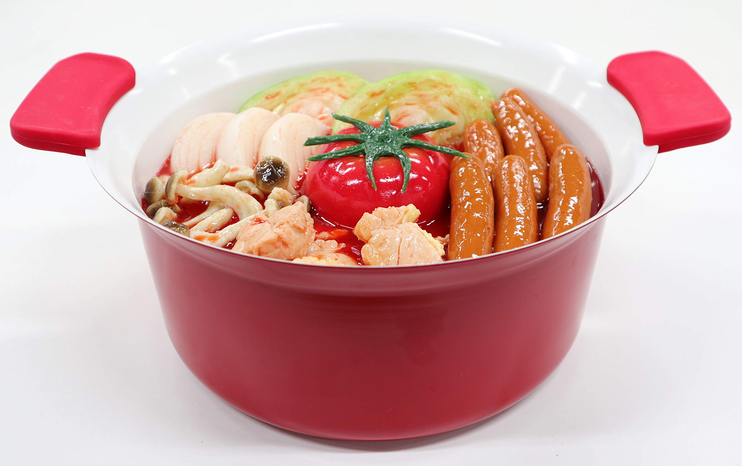 Amazon.co.jp: 食品サンプル トマト鍋 ホーロー鍋 ディスプレイ 販促