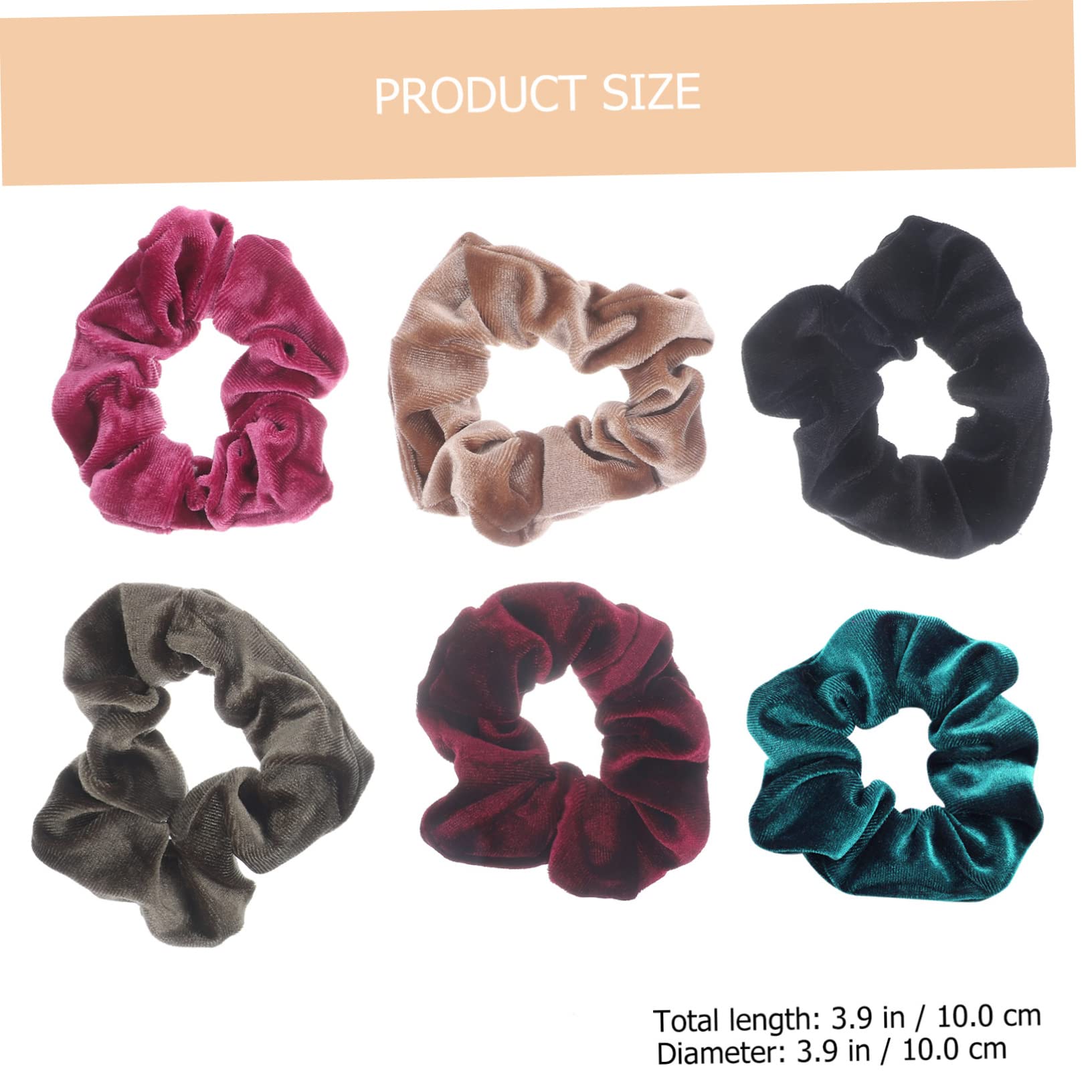 FRCOLOR 24piezas Coleteros De Terciopelo Para Mujer Scrunchies Elásticos Para Peinados Accesorios De Pelo Prácticos y Versátiles Para Ocasiones Especiales y
