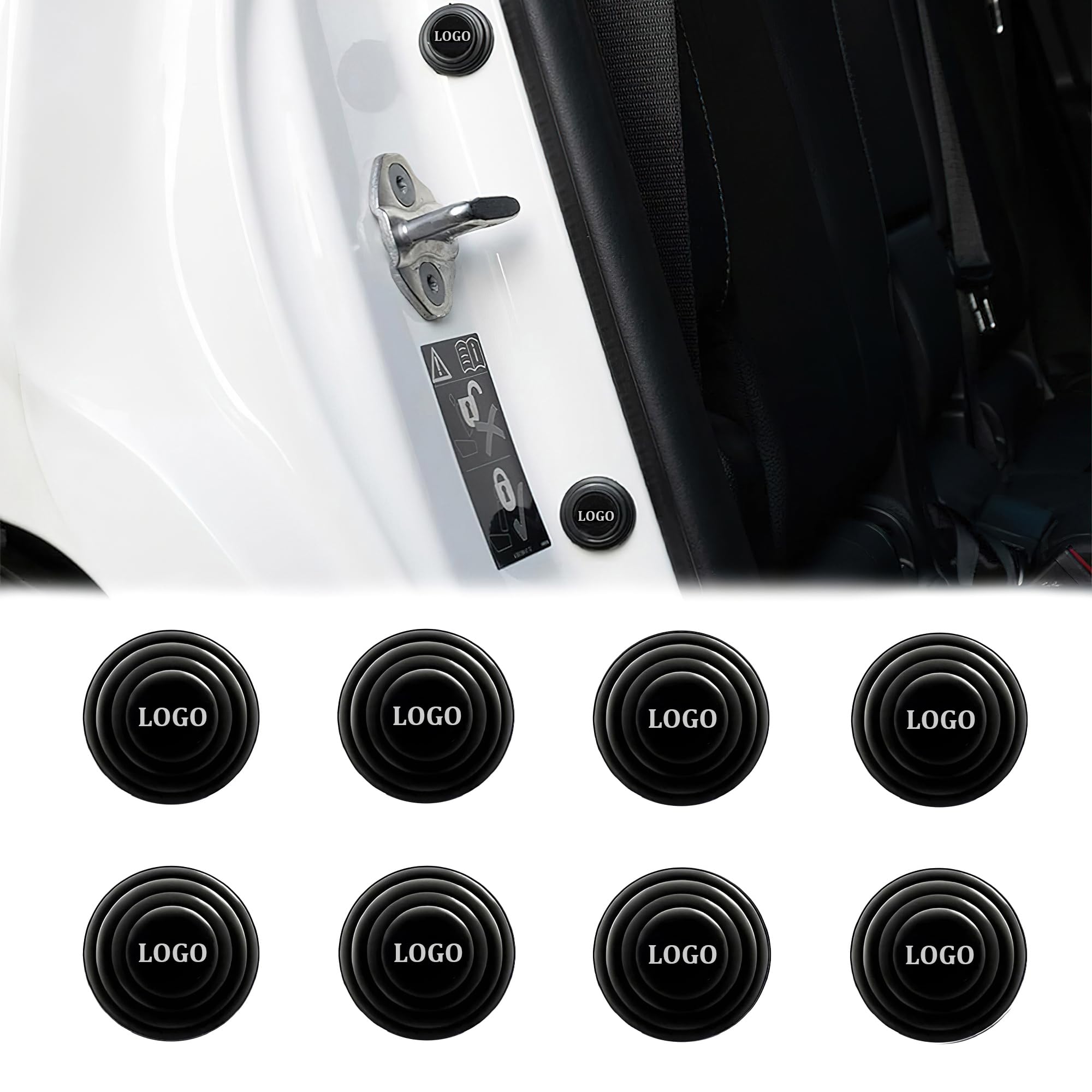 ZOTIMO Shock Absorber for Car Rubber Door Protector Pads Essential Car Accessories and Gadgets Protector Hyryder, Innova, Hycross, Fortuner, Rumion, Glanza, Camry, Hilux, Etios, Corolla-image-25