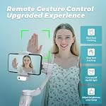 DOSTDR - 3-Axis Foldable Phone Gimbal Stabilizer, AI Tracking & Focus Wheel, Lightweight Handheld Vlog Gimbal for Smartphones & Compact Cameras, Tripod, TikTok/YouTube Vlog Stabilizer, Ideal Gift