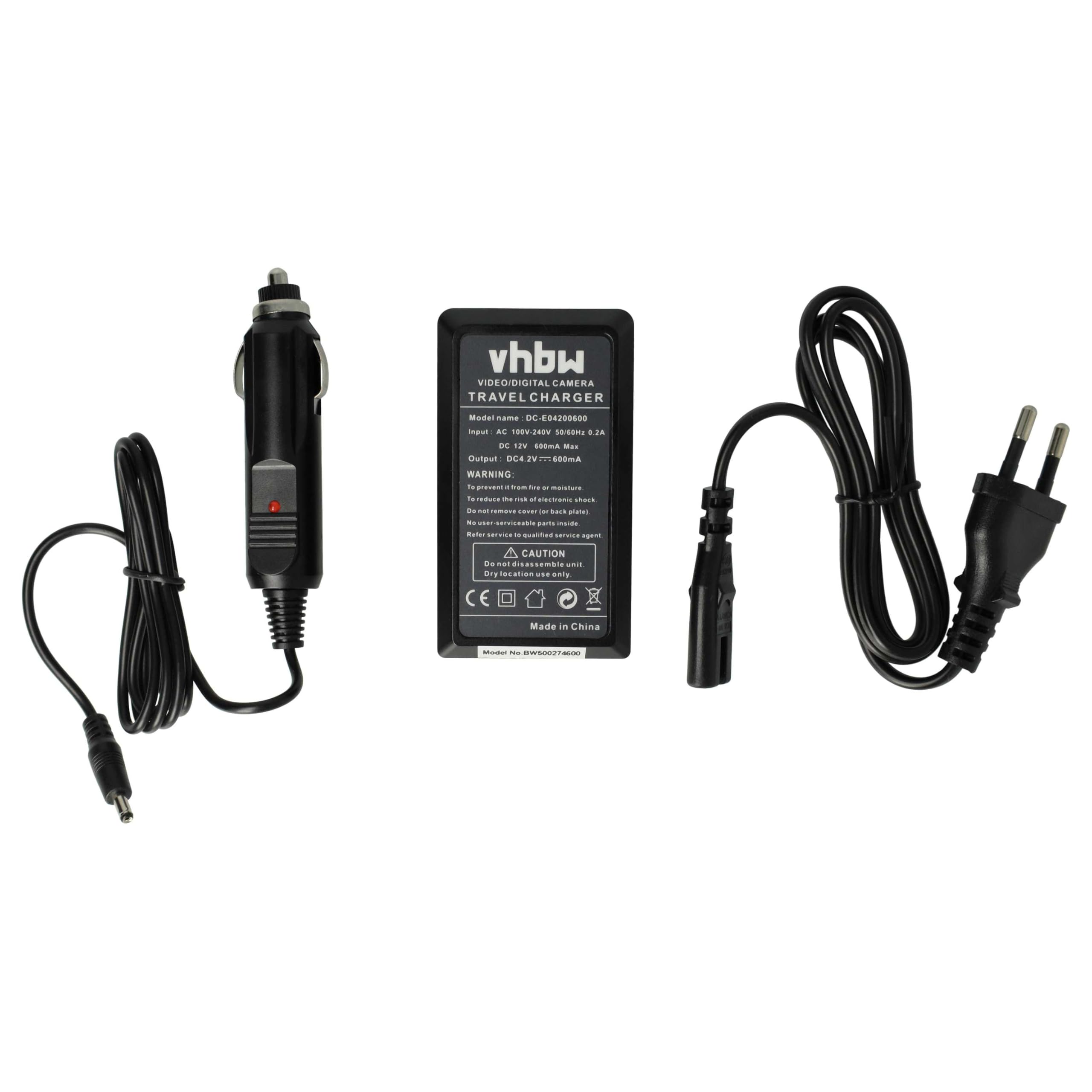 vhbw Charger Compatible with Casio Exilim EX Series EX-Z500