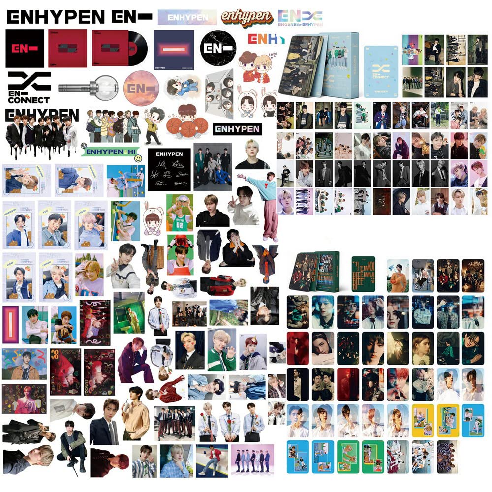 Buy Kpop ENHYPEN Stickers Photocards Vinyl Waterproof Sticker Album Photo Lomo Cards (105Pcs