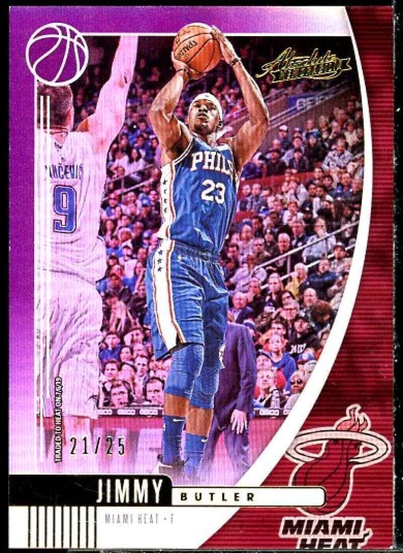 Jimmy Butler Card 2019-20 Absolute Memorabilia #50 - Unsigned Basketball Cards