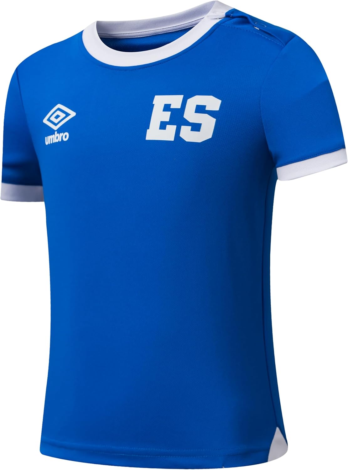 Umbro El Salvador 25/26 Toddler Home Mini Kit - Traditional Royal Blue, Perfect for Representing Salvadoran Culture