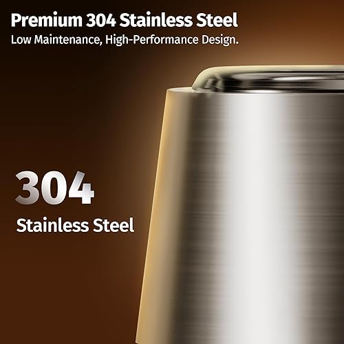 Miniatura 4 de East Oak Fuoco - Chimenea de mesa sin humo  Cenicero 3 en 1  Chimenea portátil de madera y pellets  Acero inoxidable  Quemado 120% más eficiente