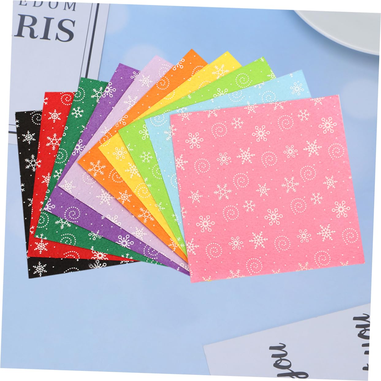 Szycie tkanin patchworkowych, Materiał do szycia patchworku, tkanina do szycia, 20 sztuk wzór płatka śniegu pikowanie tkaniny płatek śniegu rzemiosło(30X30cm)