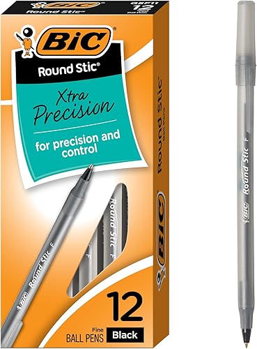 BIC Pluma de punta redonda extrafina 08mm 12 unidades