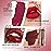 evpct 1Pcs Ruby Red Liquid Matte Lipstick Lipgloss Set for Women, labiales mate 24 horas originales matte larga duracion 24 Hour Lipstick Lip Stains Long Lasting Waterproof 24, 13