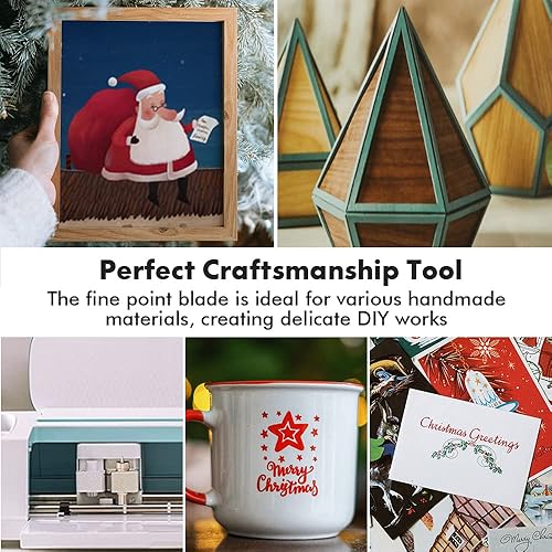 Miniatura 2 de Hoja de tela adherida, hoja de tela unida y carcasa de hoja de corte de punto fino, cuchillas de tela reemplazables compatibles con Explore One,