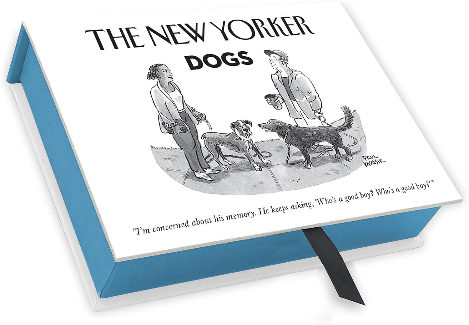 New Yorker Luxe Boxed Notecards - Dogs - 20 blank dog cartoon notecards