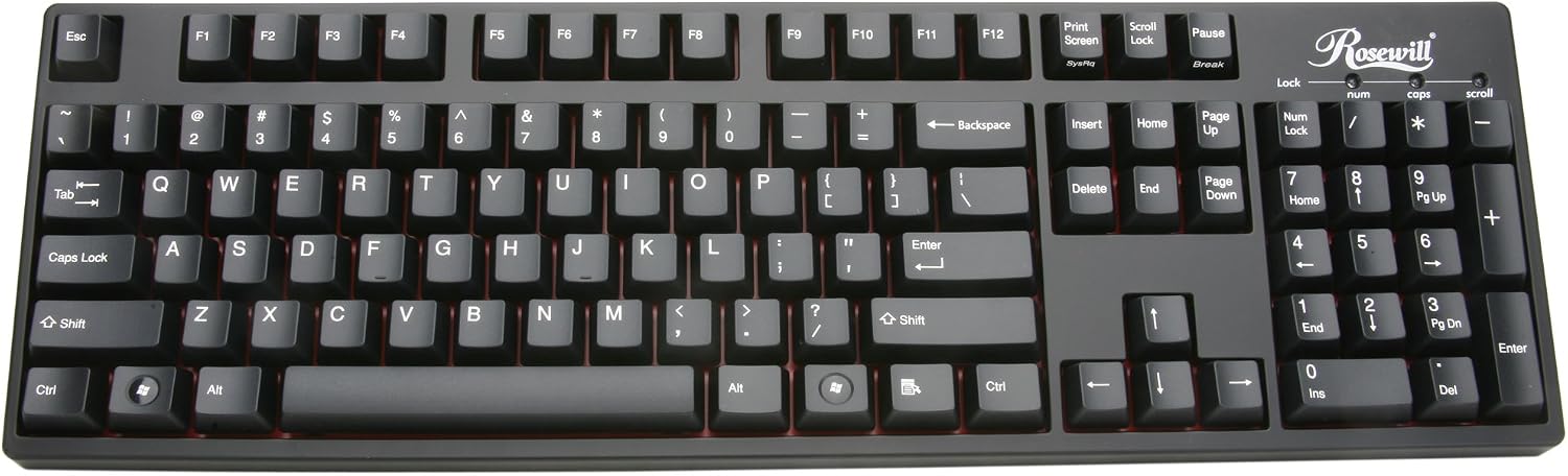 Rosewill Mechanical Keyboard with Cherry MX Red Switch (RK-9000RE)