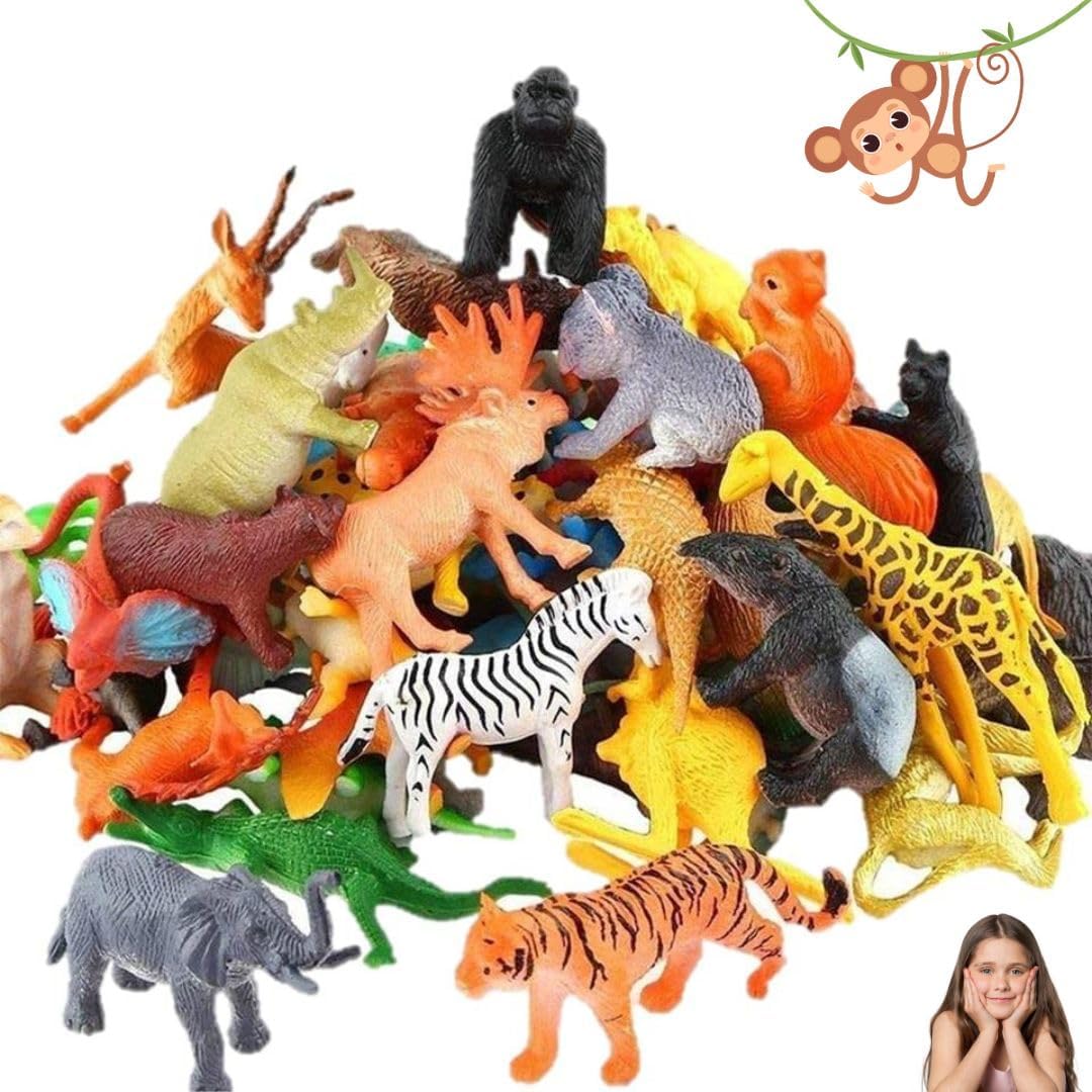 HARIRUP Forest Animal Toys for Kids Farm Animals Figures Toy Set Wild Zoo Animal Sets Toys for Boys and Girls with Zebra, Lion, Tiger, for Kids Jungle Safari Janwar Toys (B0DBZHVC9C) Amazon Price History, Amazon Price Tracker