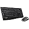Logitech 920004536 MK270 Wireless Combo Keyboard/Mouse USB Black