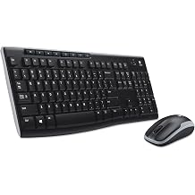Logitech Klavye/Fare 920-004536 Kablosuz Combo MK270 2.4GHz Siyah Elektronik T ketici Elektroni i