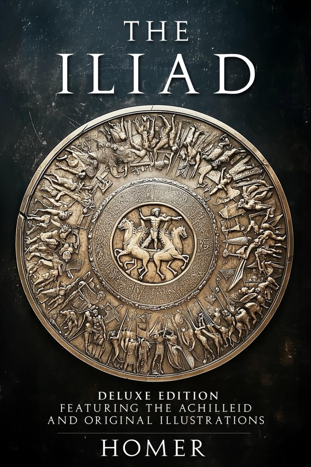 The Iliad: Deluxe Edition Featuring The Achilleid and Original Illustrations (Illustrated)      Paperback – October 28, 2025