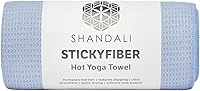 Shandali GoSweat Hot Yoga Towel - Microfiber Mat-Sized 24x72 Anti-Slip Silicone Grip for Bikram Pilates Fitness