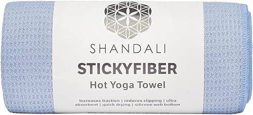 Shandali Toalla de yoga caliente tamaño esterilla, microfibra, súper absorbente, antideslizante, sin lesiones, 24 x 72 pulgadas La mejor toalla de