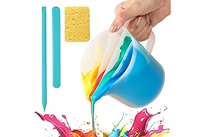 Premium Silicone Split Pouring Cup for Acrylic Pouring