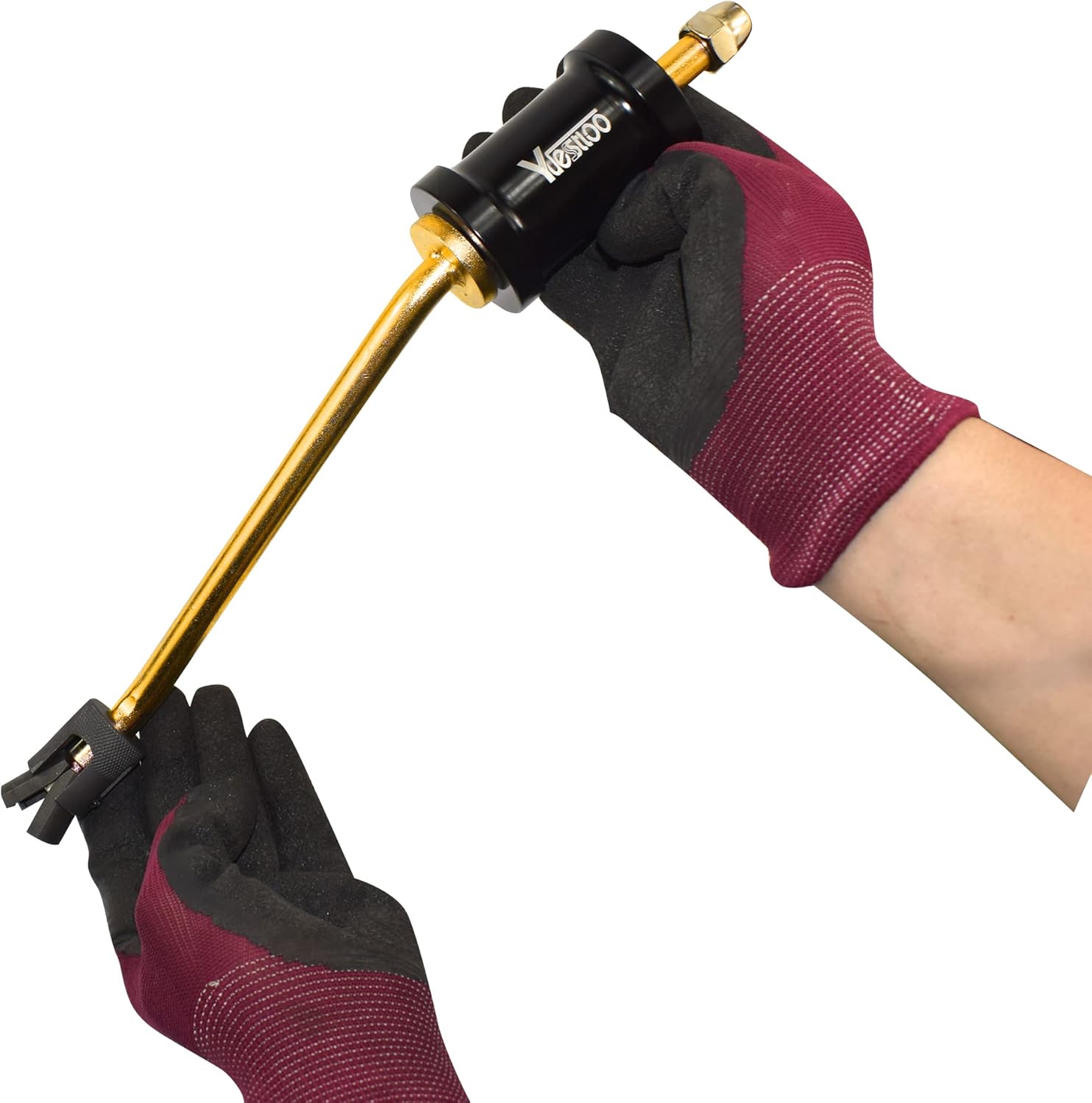 Fuel Injector Remover Tool, Compatible with Land Rover 5.0 Jaguar 3.0, Replace 310-197, with Gloves