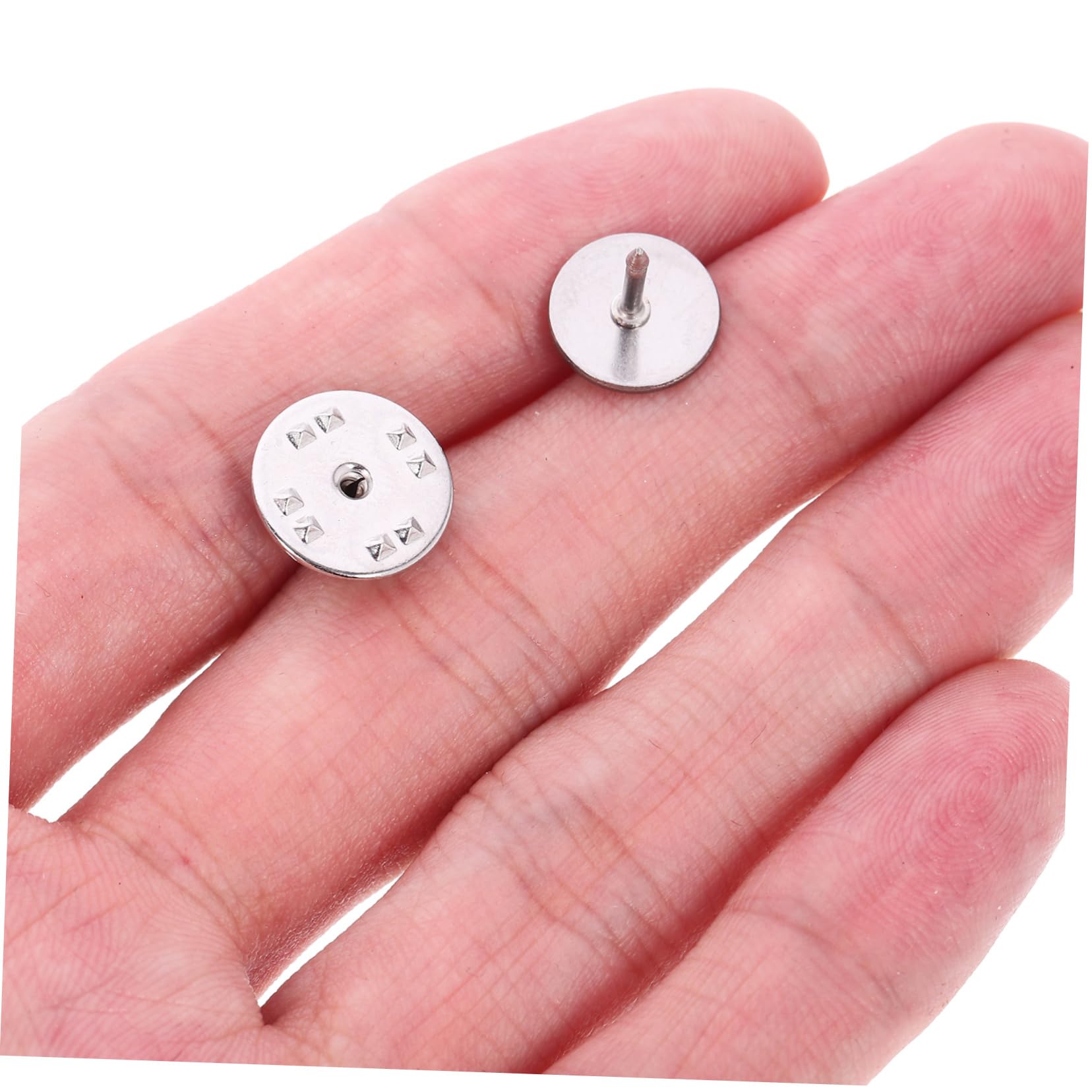 Ipetboom 3sets Brooch Clutch Pin Back Locking Back for Crafts Durable Badge Holder and Enamel Pin Accessory Lightweight and Smooth Design for Various Clothing and Jewelry Projects 10pcs*3