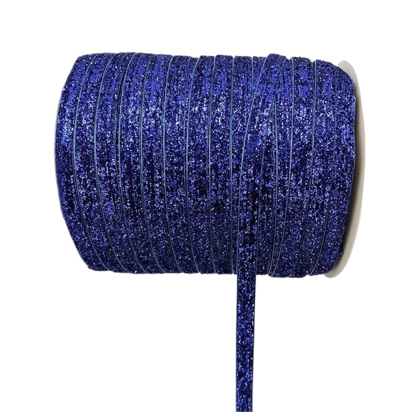 wstążka aksamitna, 10 jardów, mm, brokatowa, aksamitna wstążka wielokolorowa do opasek na głowę, spinek dekoracji kokard(Color 11)