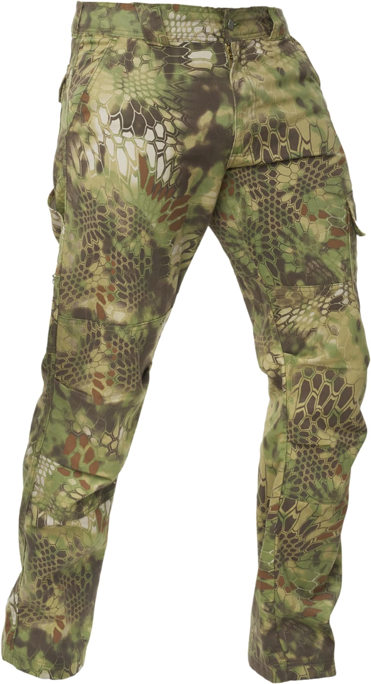 Kryptek Men’s Stalker Pant, Stealthy Camo Hunting Pant with Reinforced Knees, and Seat