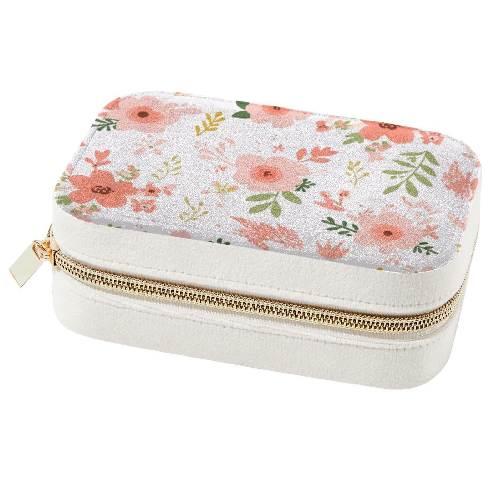 Boîte à bijoux rose pour femmes et filles idée cadeau anniversaire