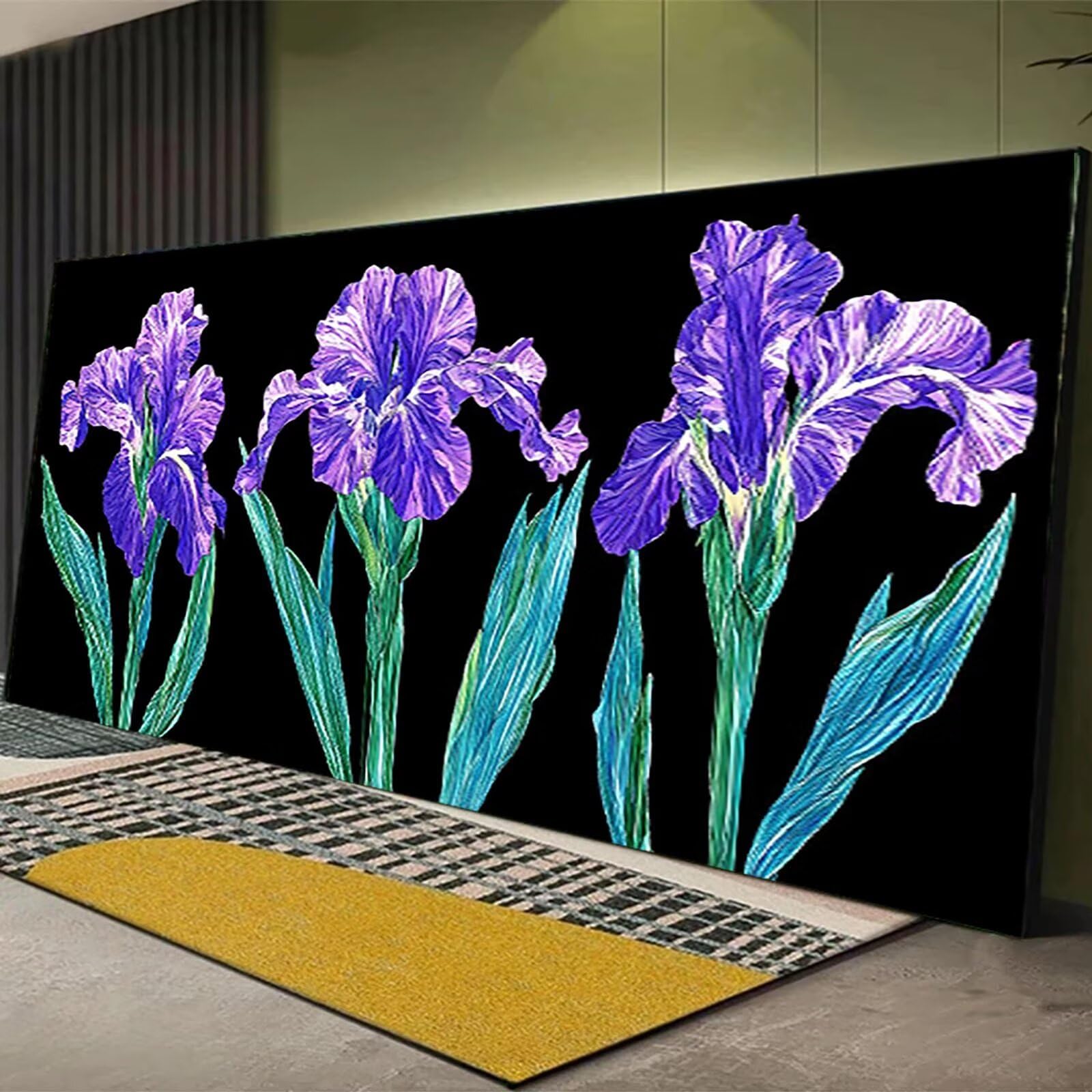 Malen nach Zahlen Kinder Blume Malen Nach Zahlen Erwachsene, Geschenke für Mädchen Junge Bastelset Set, Malen nach Zahlen Tulpe | Malen nach Zahlen Ohne Rahmen, (60x120cm) Bastelset Erwachsene 4-3