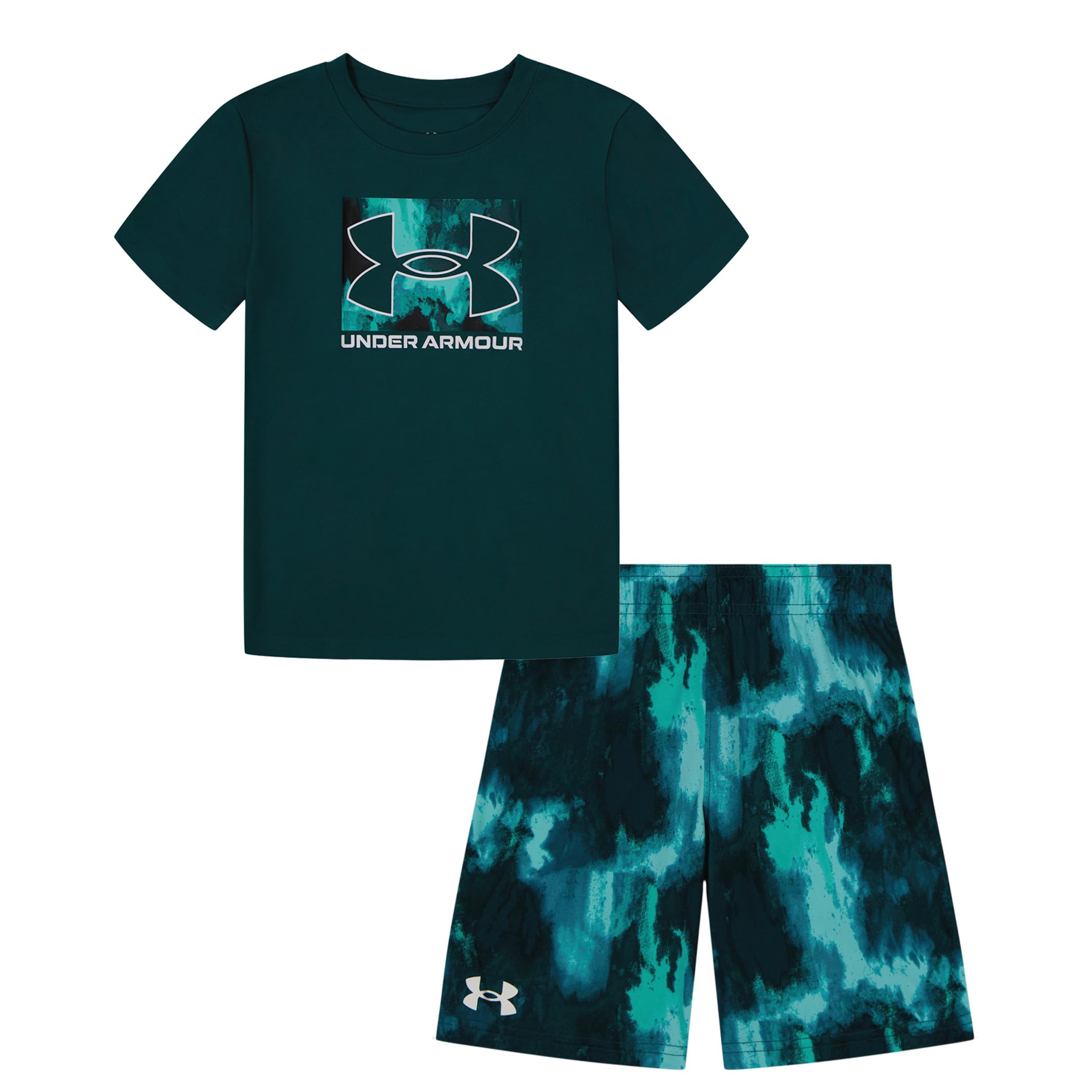 Under Armour Boys' 2-piece Short Sleeve Graphic T-Shirt and Shorts Set