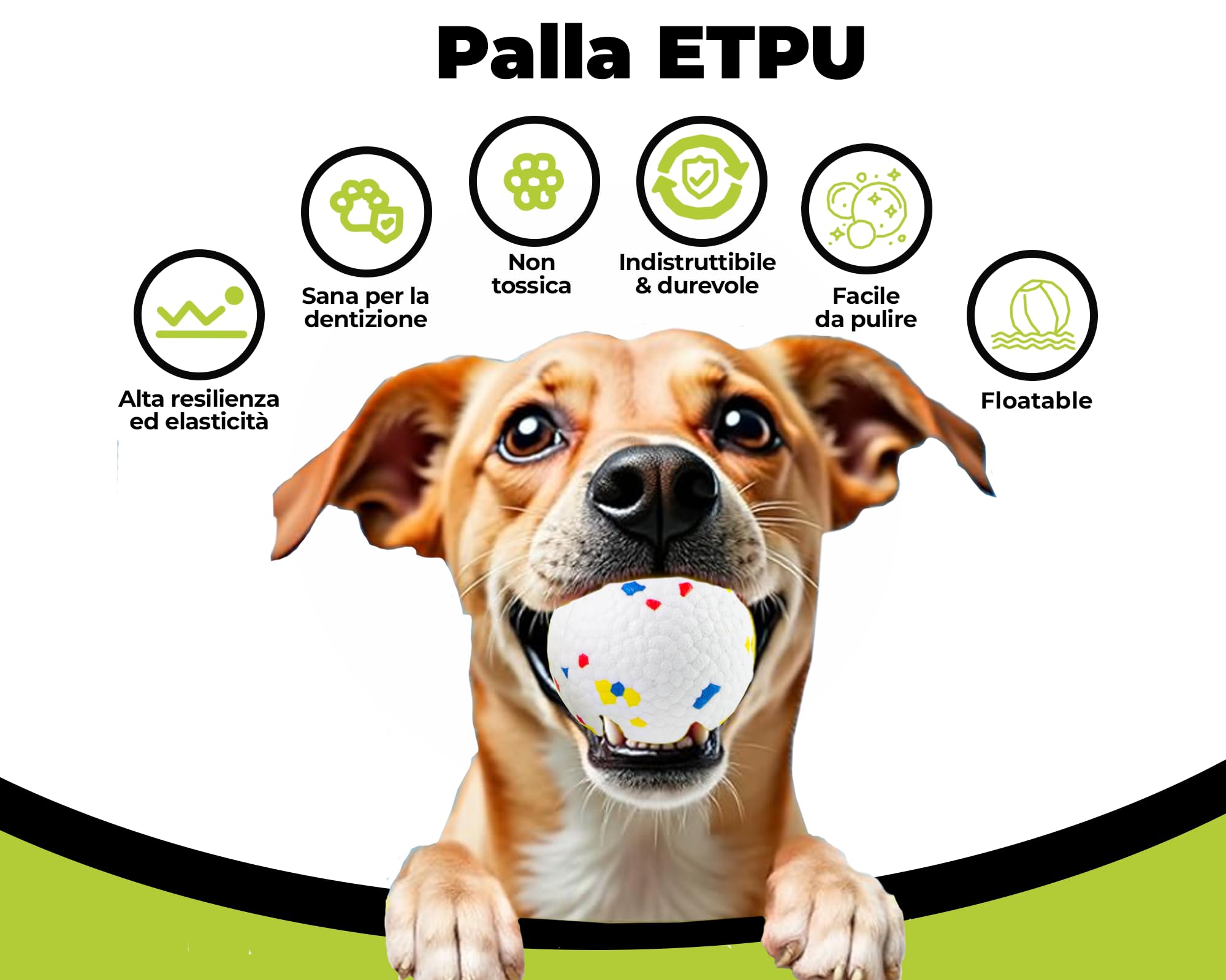 Climsom Ballouf – Lanciapalle Automatico Intelligente per Cani | Modalità Automatica ed Educativa/Manuale | Suono Realistico di Abbaio | Distanze Regolabili | Batteria Ricaricabile