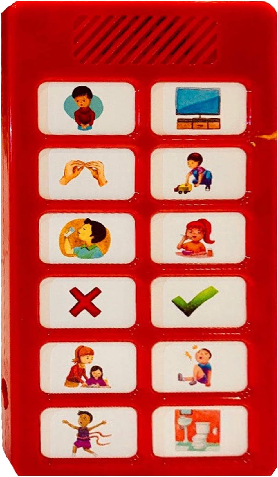 Tiny Talker Too - Special Supplies AAC Communication Device for Non-Verbal | Ideal for Children, Adults, Caregivers and Aid for Stroke Victims | Communication Board | Acc Device for Autism - 12 Button