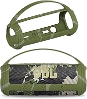 Vista 12 de JCHPINE Funda de silicona para altavoz Bluetooth portátil JBL Flip 6, soporte de transporte protector para accesorios de altavoces JBL Flip 6