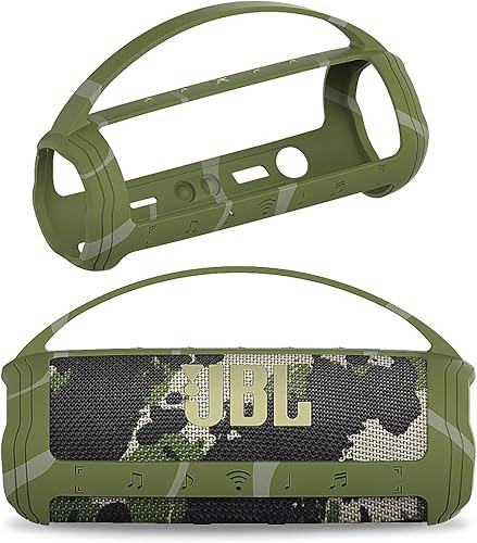 Miniatura 36 de JCHPINE Funda de silicona para altavoz Bluetooth portátil JBL Flip 6, soporte de transporte protector para accesorios de altavoces JBL Flip 6