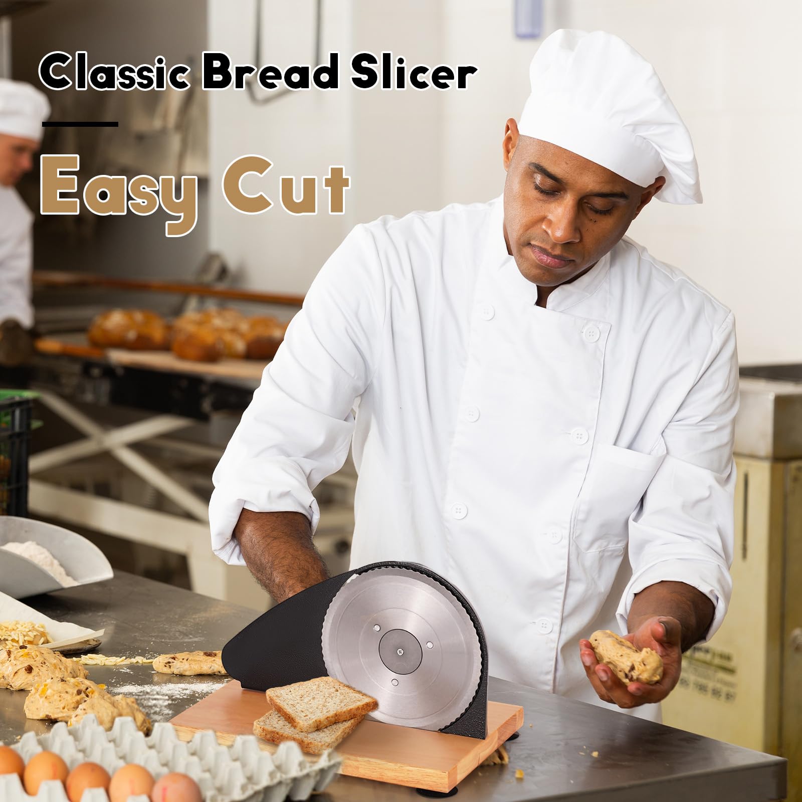 Manual Bread Slicer - Even Slices! -4