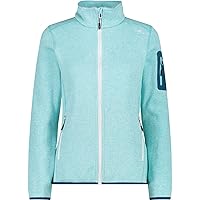 CMP Giacca In Knit-tech da Donna, Water Deep Lake