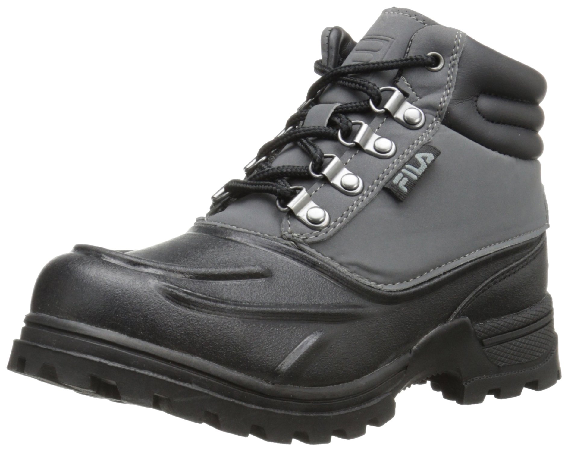 Fila Weathertec buty trekkingowe (Little Kid/Big Kid), czarne/Castlerock/czarne, 1,5 m US Little Kid