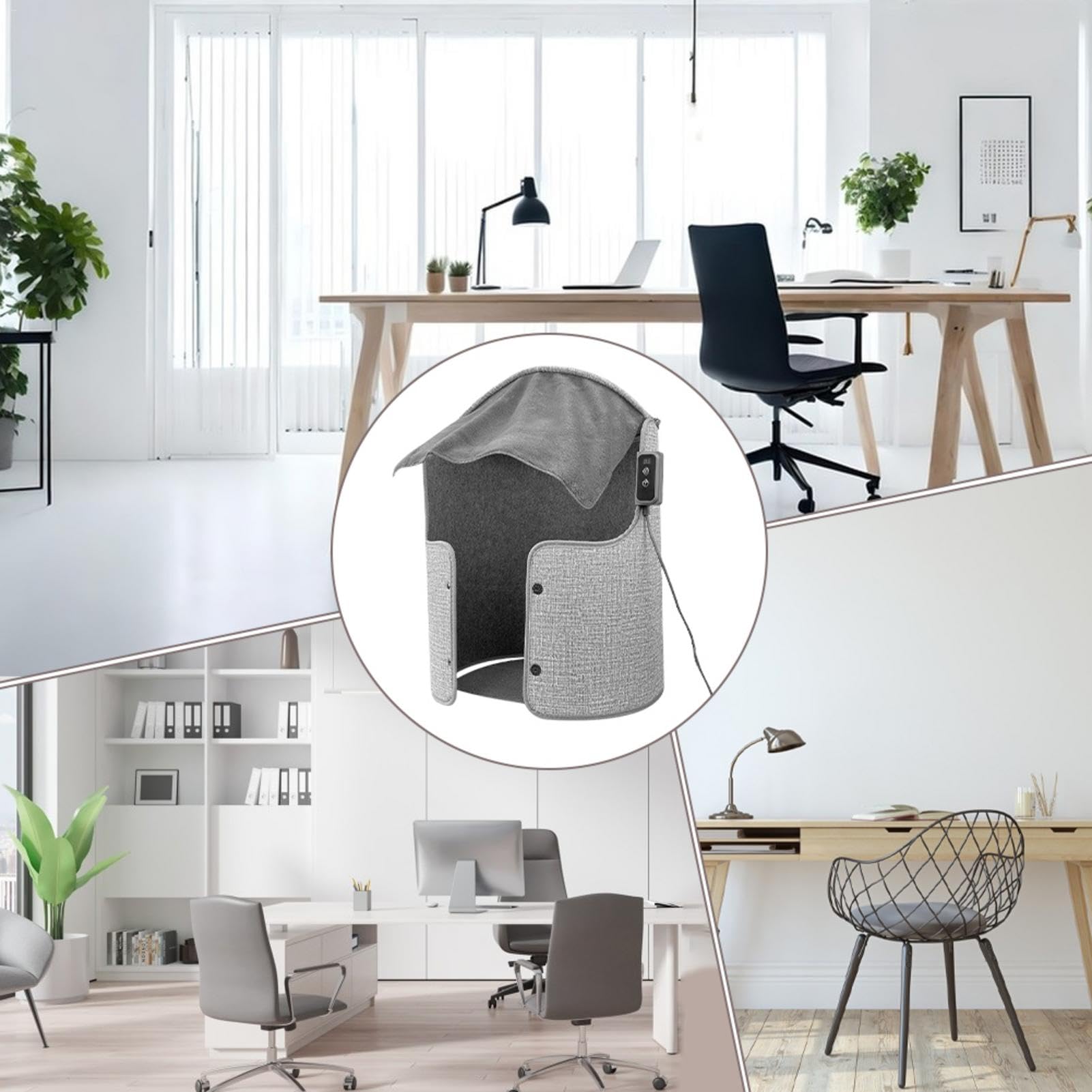 Riscaldatori elettrici portatili, riscaldatori elettrici per interni | 7 modalità timer, riscaldamento personale con display digitale per famiglia, e colleghi
