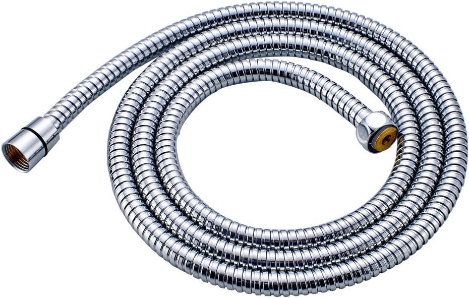 Xogolo 59-Inch Long Shower Head Hose,304 Stainless Steel, Bathroom Toilet Handheld Showerhead Sprayer Extension Replacement Part with BRASS Coupler, Polished Chrome, I3150