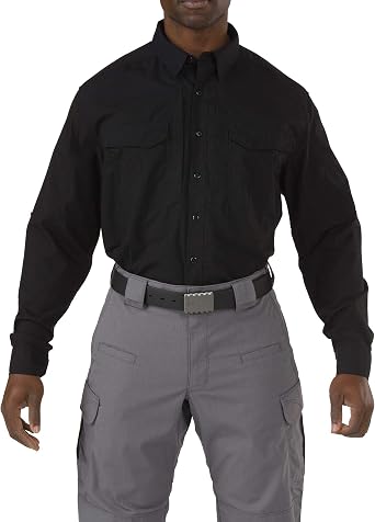 5.11 Tactical Mens Stryke Long Sleeve Work Shirt, Teflon Treated, Flex-Tac Fabric, Style 72399T