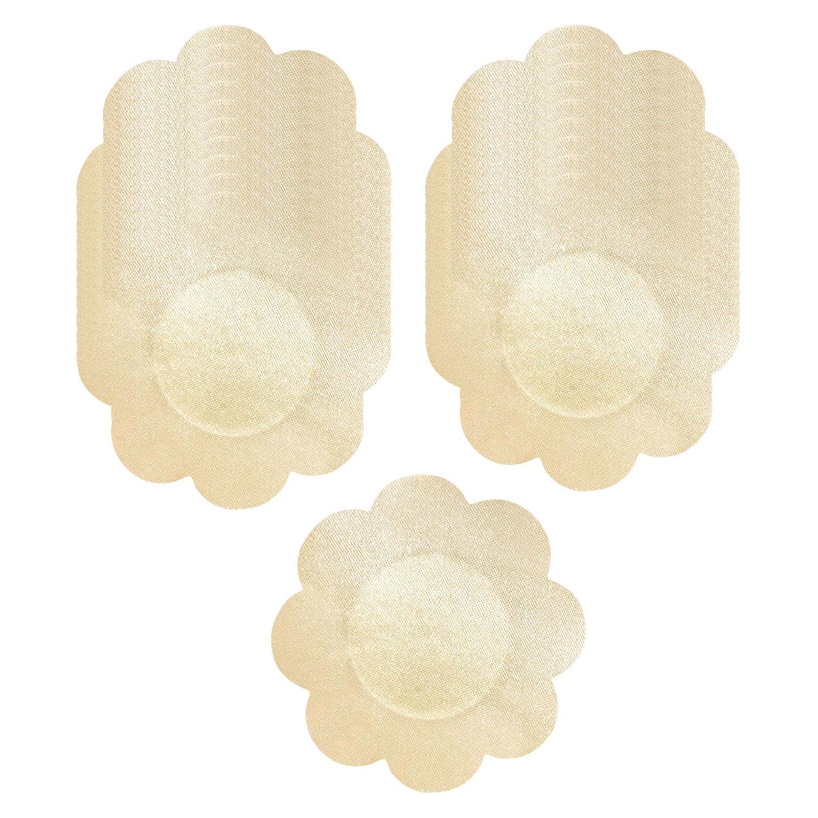 nivaa 20Pcs Bra Cover Women Breathable Breast Pasties for Bathing suits Shirts Floral 7.3cm-picture-47